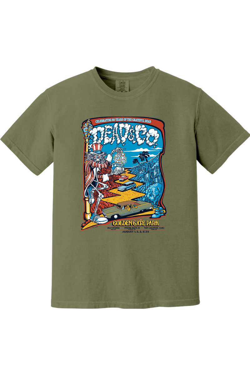 GD60 - Golden Gate Park - Comfort Colors Ringspun Short Sleeve Shirt