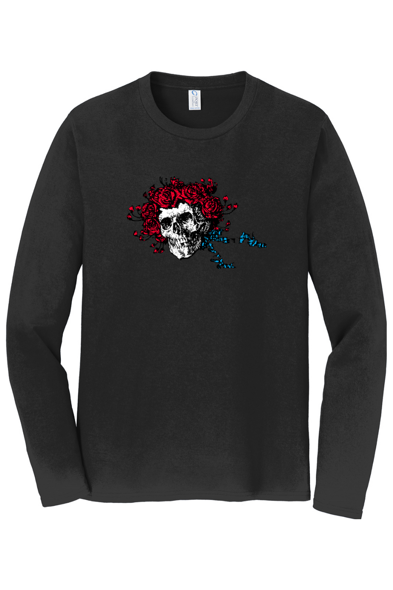 Skull & Roses Long Sleeve Tee