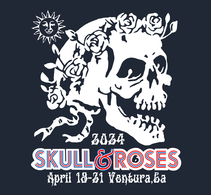 Limited Edition Ben Corn + 2024 Skull & Roses Vi - festival tee (solid color)