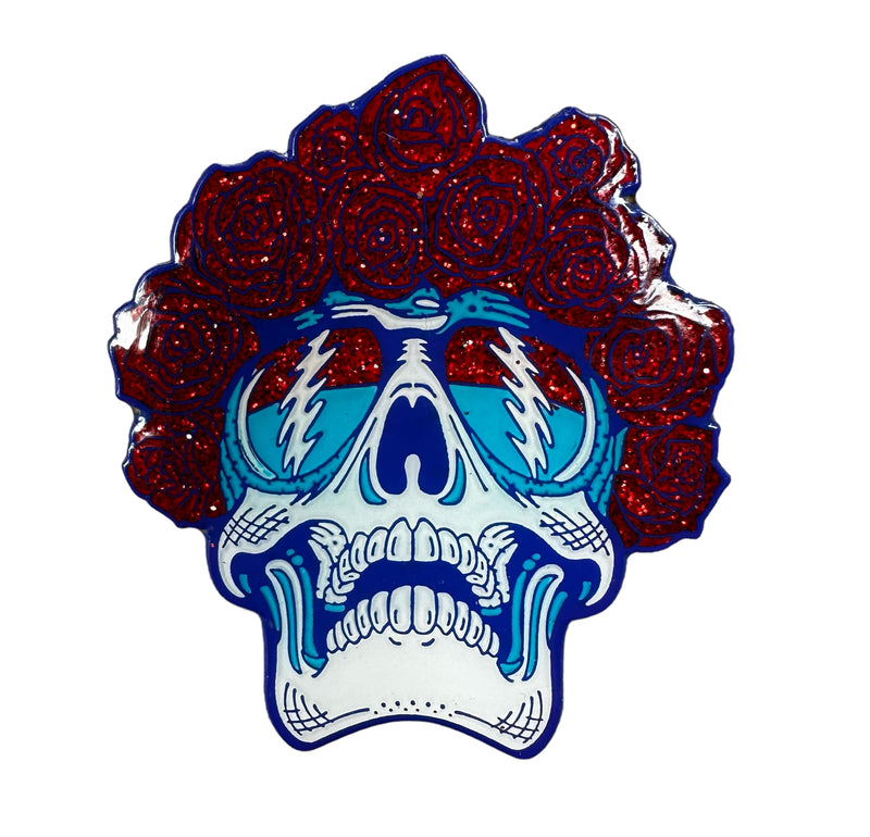 Skull & Roses pin