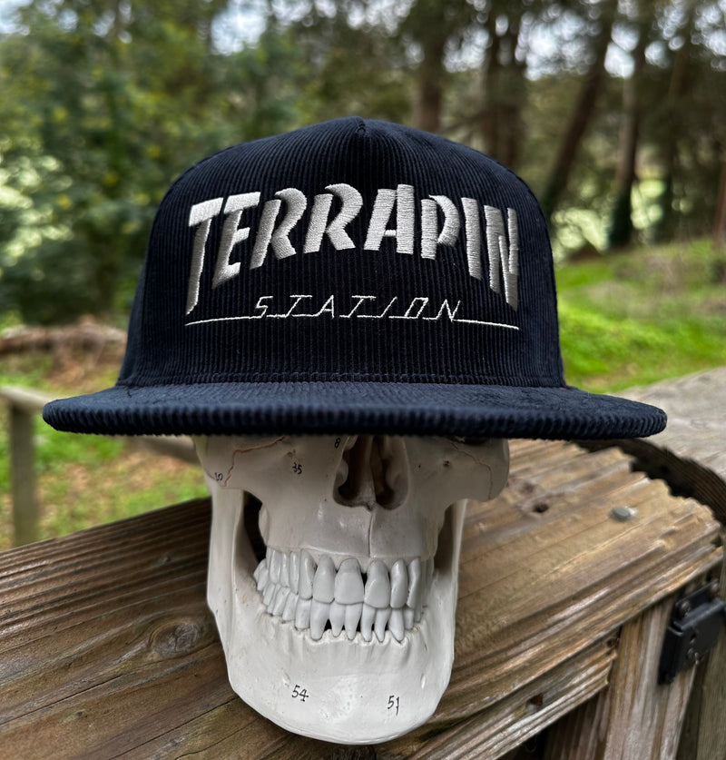 Terrapin Station / Thrasher -> corduroy hat Navy w/ Grey *Limited Edition