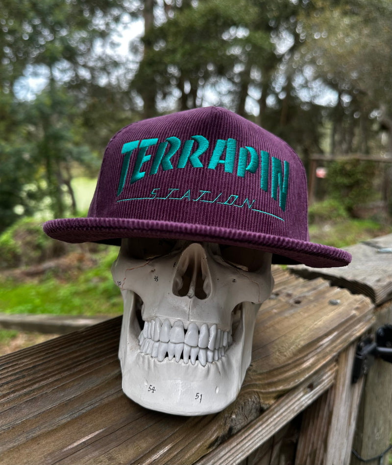 Terrapin Station / Thrasher -> corduroy hat Purple & Green *Limited Edition