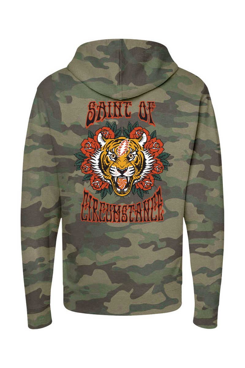 Saint of Circumstance hoodie - front and back