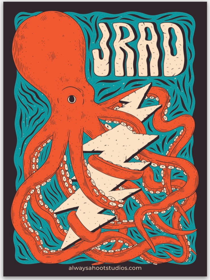 JRAD Octopus Sticker