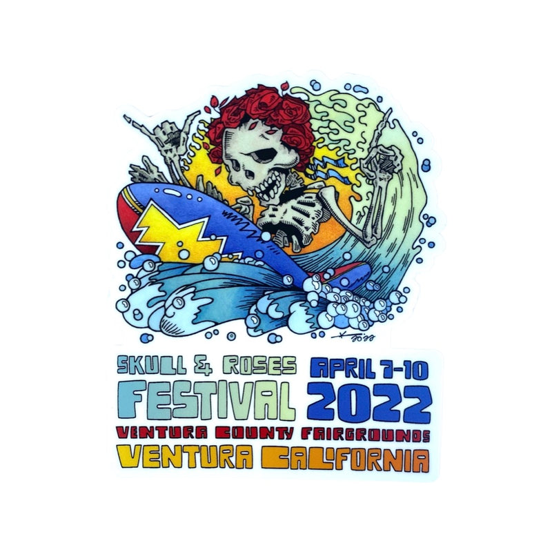 Skull & Roses Festival '22 Sticker